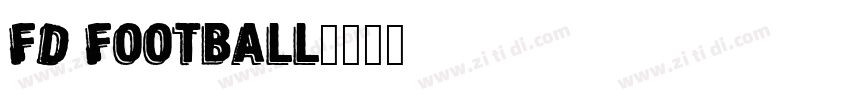 FD Football字体转换